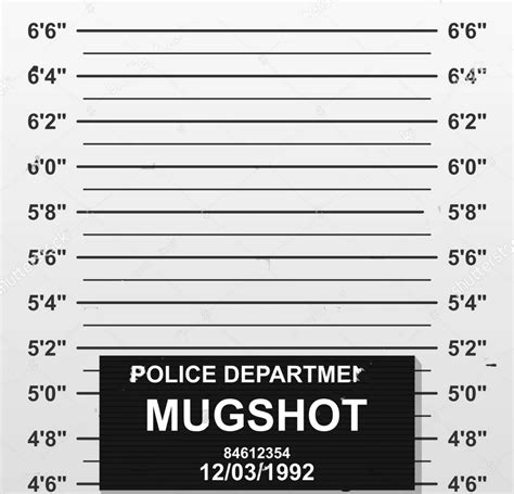 Police Mugshot Wall