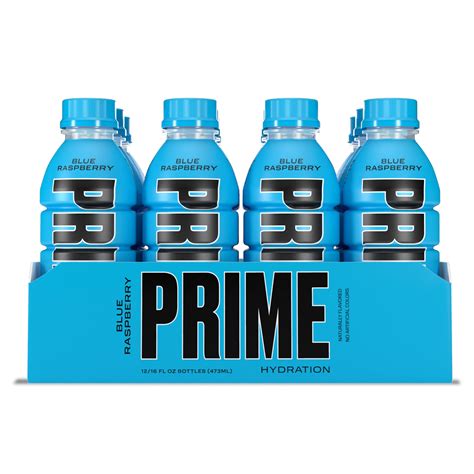 Buy Prime Hydration With Bcaa Blend For Muscle Recovery Blue Raspberry