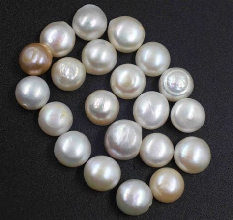 White Freshwater Pearl Gemstone Lot Ct Mm Natural Round Shape Fva Ebay