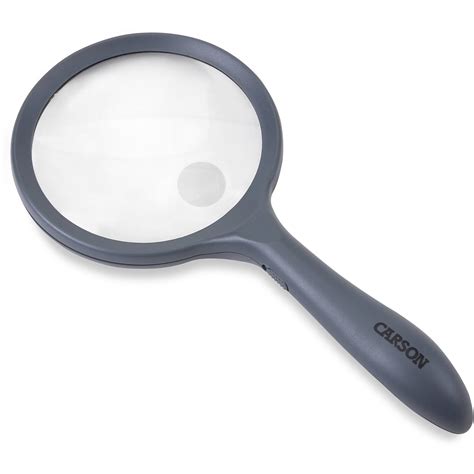 Carson Hm 44 2x Led Lighted Handheld Magnifier With 4x Hm 44 Bandh