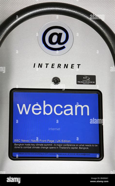 An Internet Terminal Stock Photo Alamy