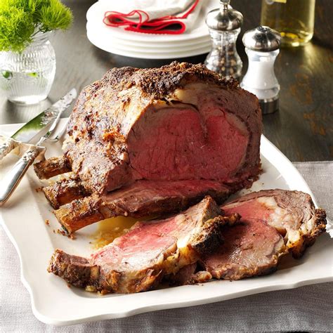Pair this classic holiday main dish with mashed potatoes, creamed spinach, cauliflower gratin, and more. Restaurant-Style Prime Rib Recipe | Taste of Home