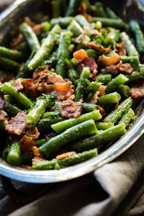 I didn't want just butter alone, though. Easy Green Beans with Bacon | Recipe | Green beans with ...