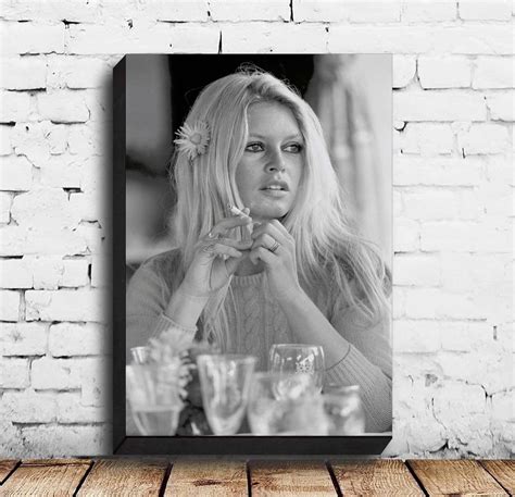 Brigitte Bardot Poster Brigitte Bardot Print Famous Model Etsy