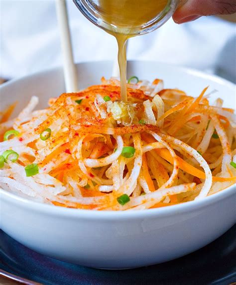 Carrot And Daikon Noodle Salad Recipe — Eatwell101