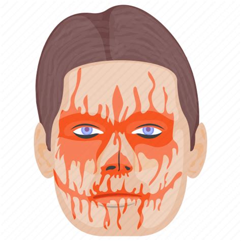 Bloody Face Horror Killer Scary Spooky Character Icon Download On