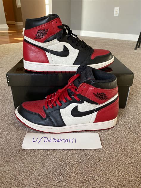 Regular price $300.00 sale price $0.00 unit price /per. WTS Air Jordan 1 "Bred Toe" size 13 replacement box 8/10 ...