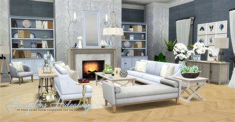 Simsational Designs Hamptons Hideaway Living Room Set