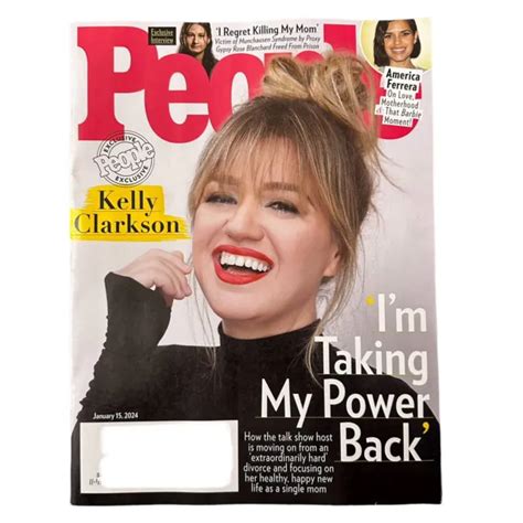 People Magazine January 15 2024 Kelly Clarkson Exclusive Gypsy Rose 2
