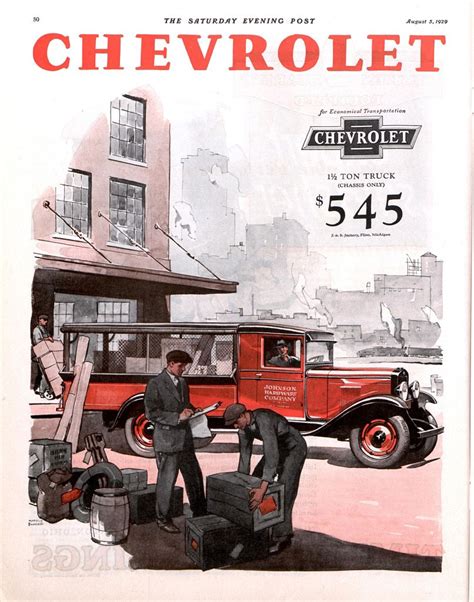 Vintage Auto Ads More From Chevrolet The Saturday Evening Post