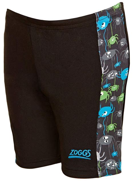 Zoggs Critters Black Toddler Boys Jammers