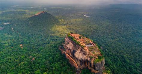 sigiriya fortress in sri lanka world heritage sites aerial view heritage site