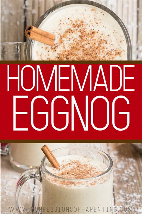 Easy Homemade Non Alcoholic Eggnog Perfect For Kids Recipe Eggnog