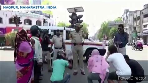 Police Lathi Charge In India During Covid 19 Lockdown YouTube