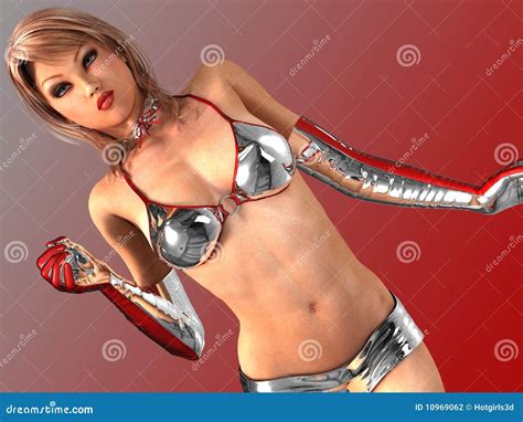 Hot Girls D The Sexiest D Virtual Girls Ever Stock Photography