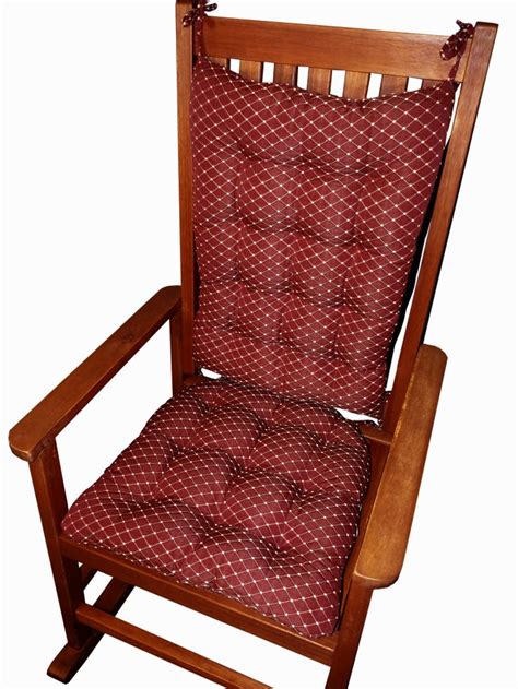 You can get the best discount of up to 68% off. Tiffany Wine Red Extra Large Rocking Chair Cushion Set ...