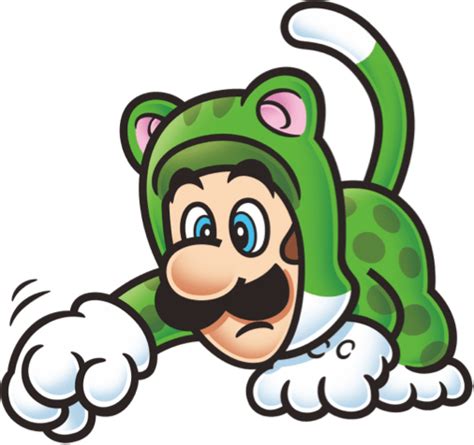 Filecat Luigi 2d Art Shadedpng Super Mario Wiki The Mario Encyclopedia