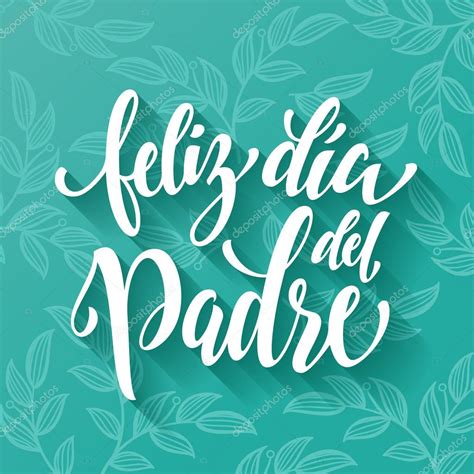 Tarjeta De Felicitación Feliz Día Del Padre En Español