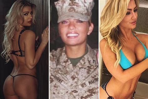 Sexy Marine Shannon Ihrke 29 Strips Off For Racy Photoshoot As She