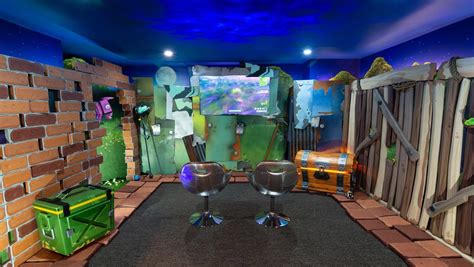 Welcome To Fortnite Themed Video Game Room At Cincinnati Homearama