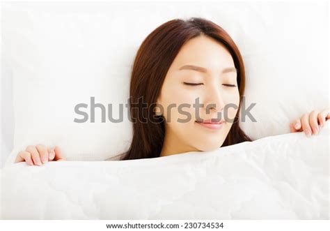 Young Woman Sleeping Bed Stock Photo 230734534 Shutterstock
