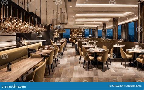 Gorgeous Restaurant Interiors Creating A Captivating Dining Stock