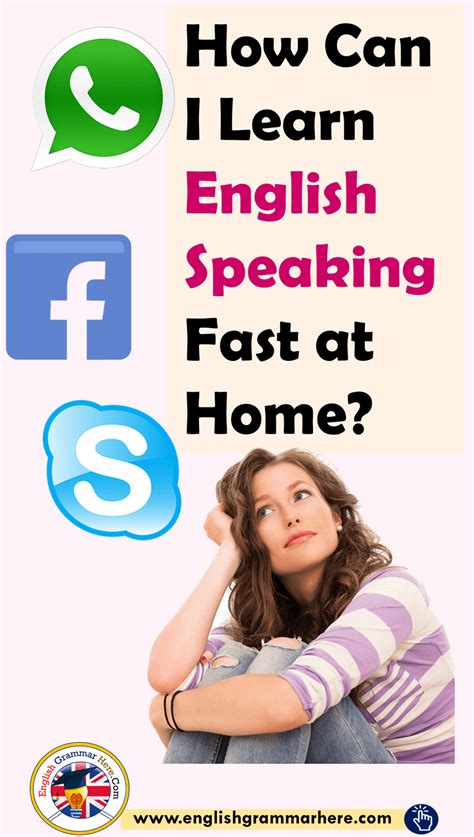 How Can I Learn English Speaking Fast At Home Skype Facebook And