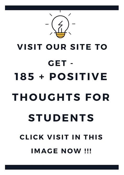 200 Positive Thoughts And Quotes For Students Positive Thoughts Quotes