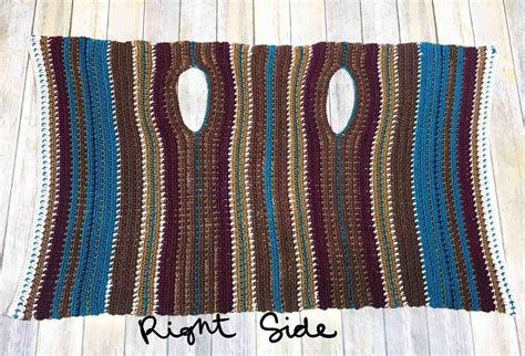 Navajo Inspired Blanket Cardigan Free Crochet Pattern Beginner