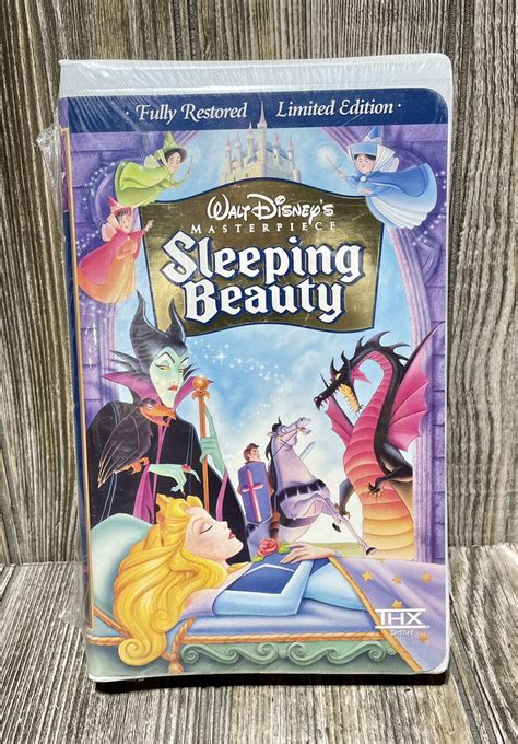 Walt Disney Masterpiece Sealed Sleeping Beauty Vhs Fully Restored The