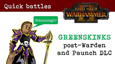 Greenskins Post Warden And Paunch Quick Battle Stream Youtube
