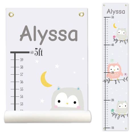 Personalized Growth Chart Height Chart Kids Growth Chart Etsy