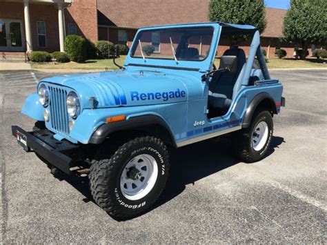 1980 Jeep Cj5 Renegade Teal Blue For Sale Photos Technical