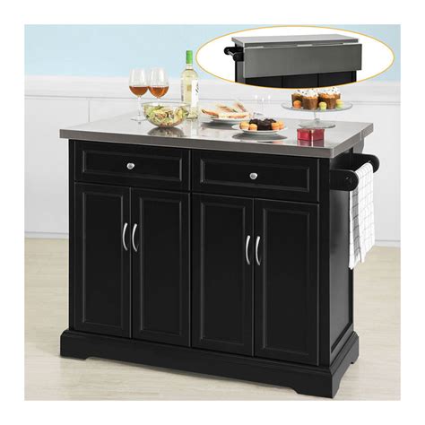 Homcom kitchen storage trolley cart kitchen island cupboard rolling island shelves drawer locking wheels. SoBuy Extendable Kitchen Trolley Island Storage Cupboard ...