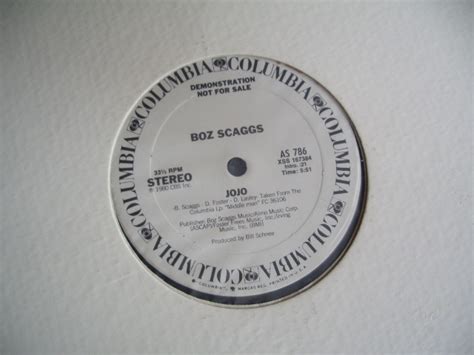 Boz Scaggs Jojo 1980 Us Promo Only 12 パラダイス・レコード