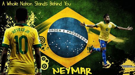 Wallpaper football brazil soccer brasil barca neymar psg. Neymar Backgrounds Brazil Flag 2016 - Wallpaper Cave