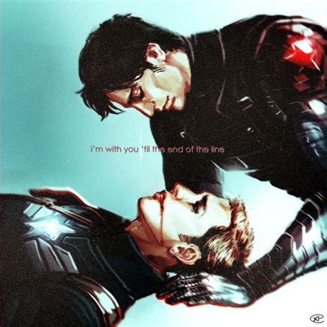 i m with you til the end of the line captain america and bucky captain america winter