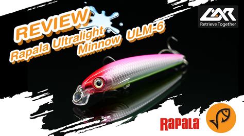 Rapala Ultra Light Minnow Ulm 06 Lure Action Review Channel Youtube