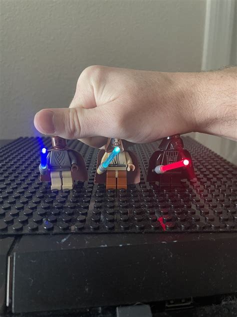 Lego Star Wars Light Up Minifigure Lot Working Ebay