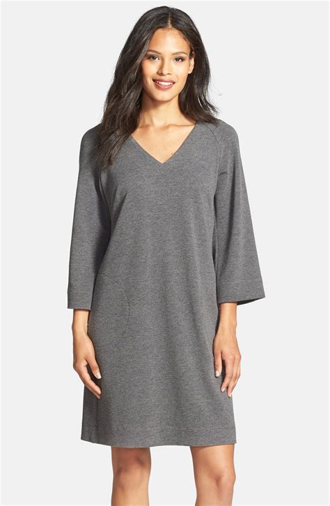 Donna Ricco Textured Knit Shift Dress Nordstrom