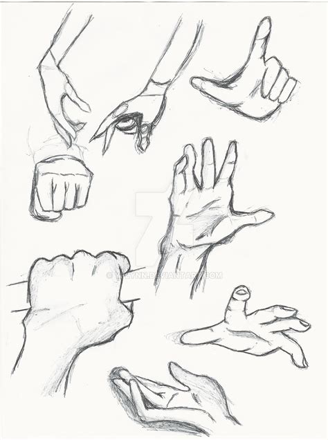Hand Study Anime Hands By Yflynn On Deviantart