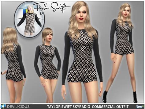 The Sims Resource Taylor Swifts Skyradio Tv Commercial Outfit By