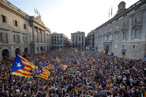 Photos Record A Historic Day As Catalonia Declares Independence From