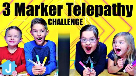🧠3 Marker Telepathy Challenge Youtube