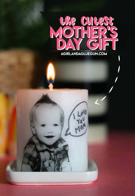 Diy A Custom Candle Great Mothers Day T A Girl And A Glue Gun