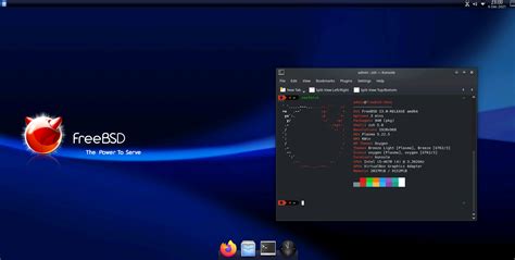 My First Proper Install Of Freebsd With Kde Oxygen Latte Dock Zsh And