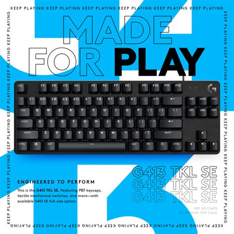 Bàn Phím Cơ Logitech G413 Tkl Se Mechanical Gaming Keyboard