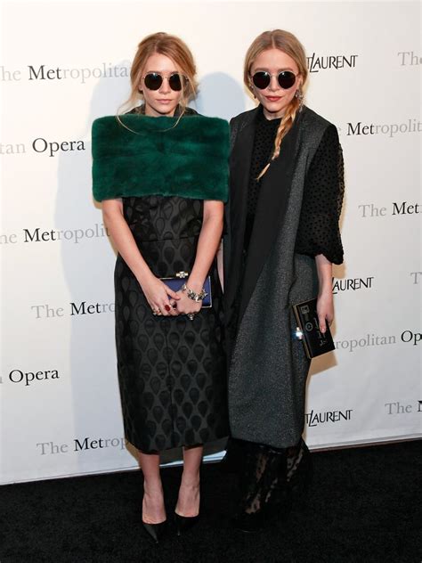 Mary Kate And Ashley Olsen Wearing Vintage Dresses Popsugar Fashion