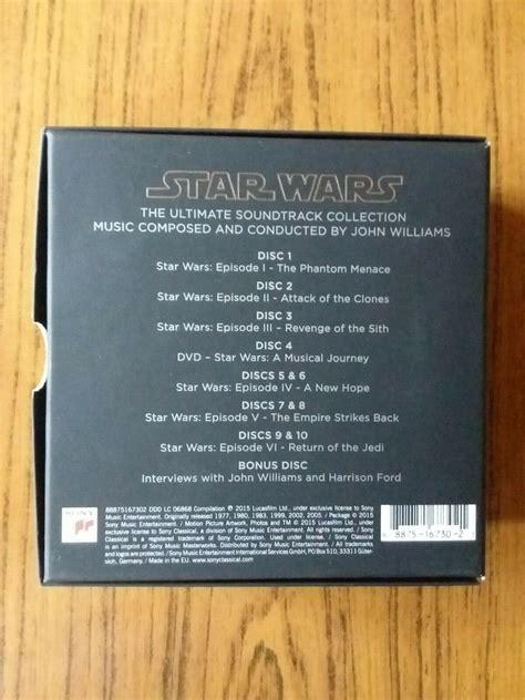 Star Wars The Ultimate Soundtrack Collection 10 Cd Box Set John