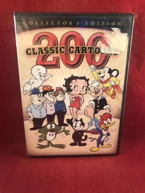 200 Classic Cartoons Dvd 4 Disc Set Brand New 599 Picclick